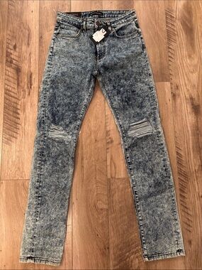 Men's Brando slim Acid-Wash Jeans